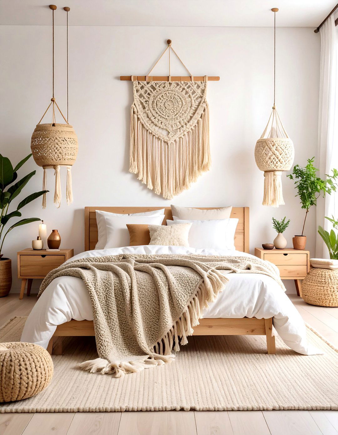A Minimalist Boho Chic Bedroom - 30 ai boho chic bedroom ideas