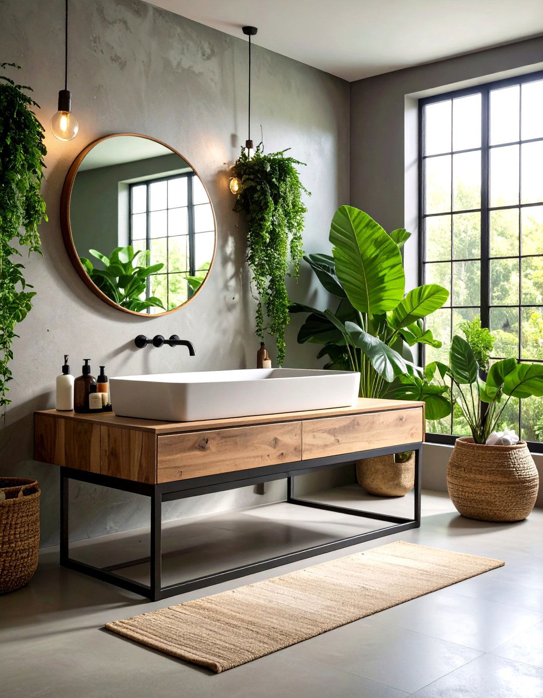 A Minimalist Concrete Sink - 30 pinterest bathroom ideas