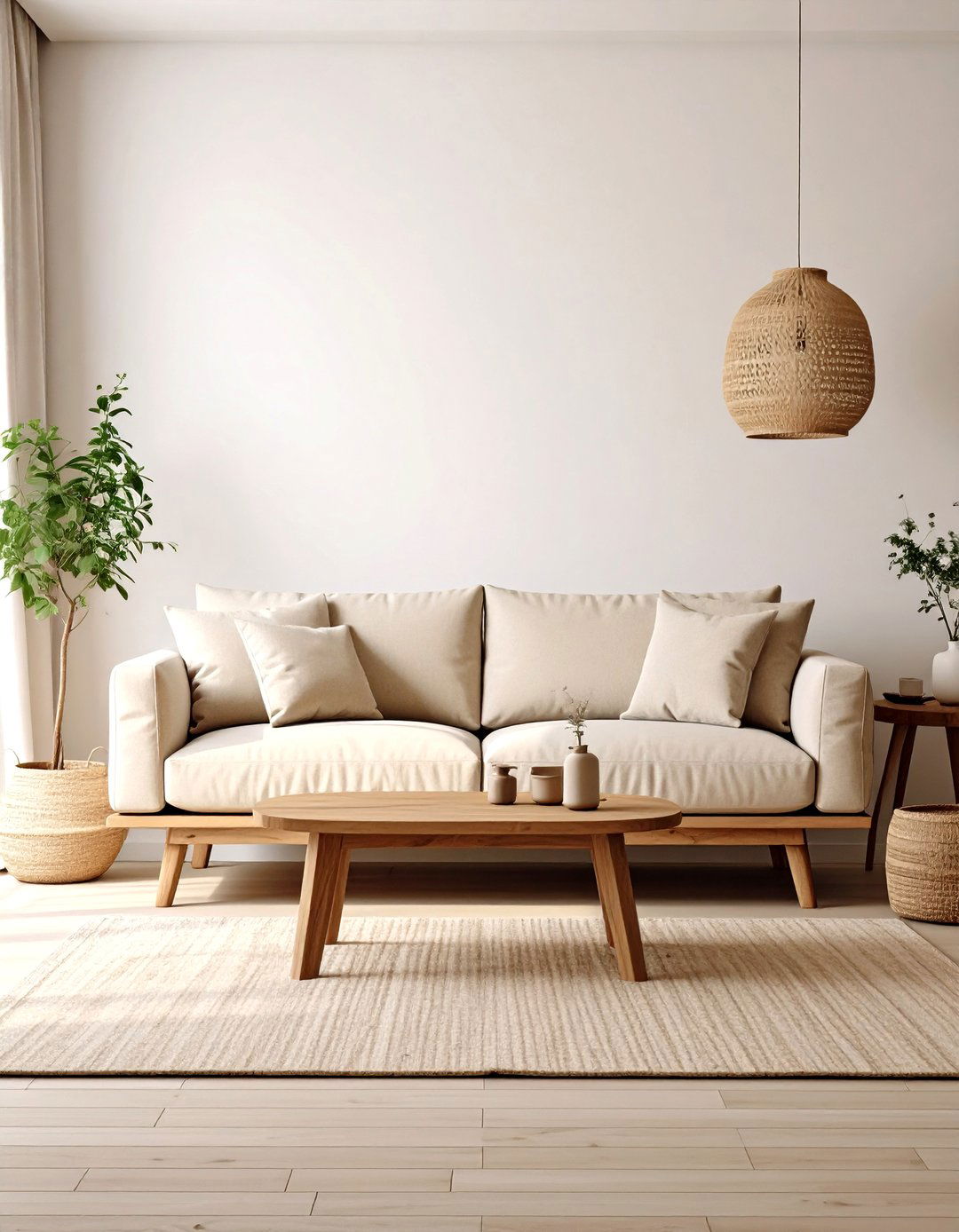 A Minimalist Earthy Living Room - 30 earthy living room ideas