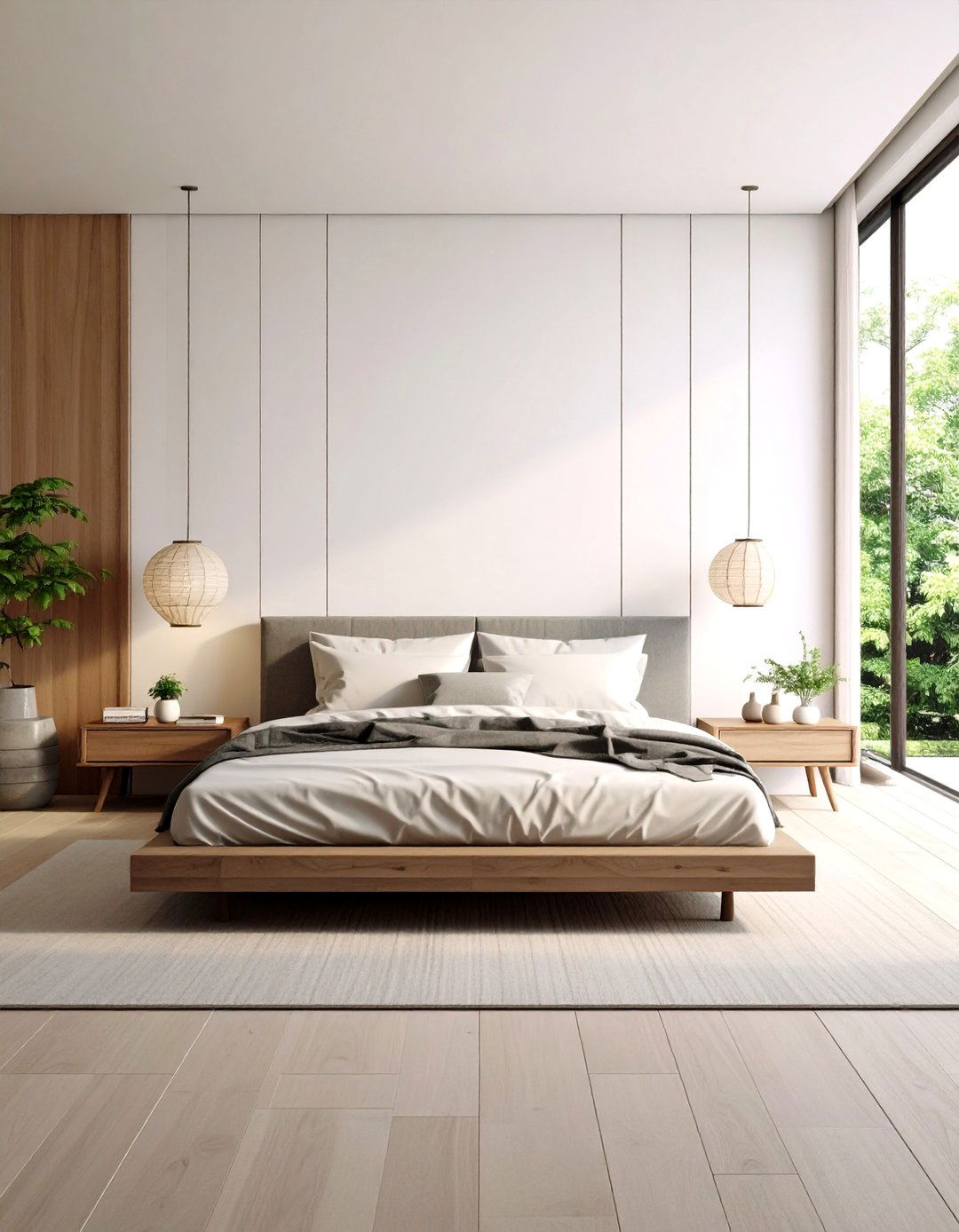 A Minimalist Metal Element Bedroom - 30 feng shui interior design ideas