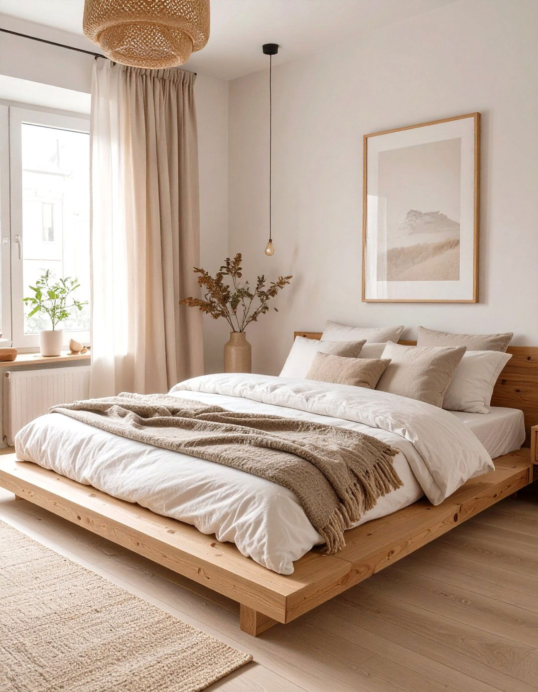 A Minimalist Platform Bed - 30 small bedroom ideas for adults