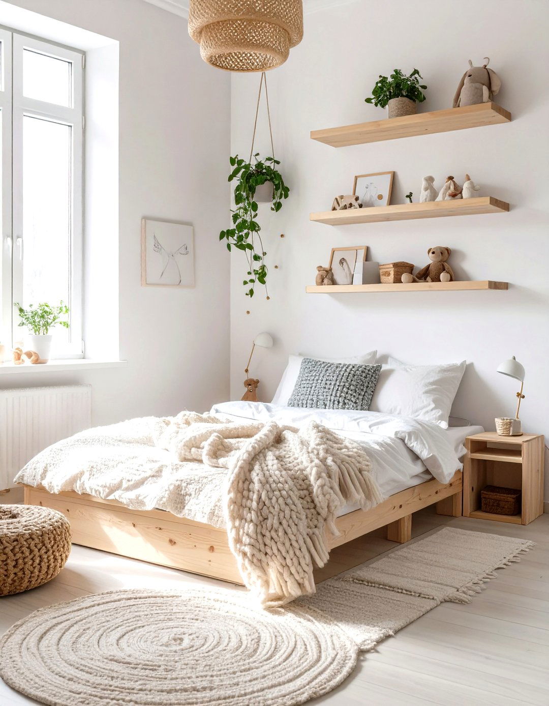 A Minimalist Scandinavian Bedroom Retreat - 30 girl bedroom ideas for small rooms