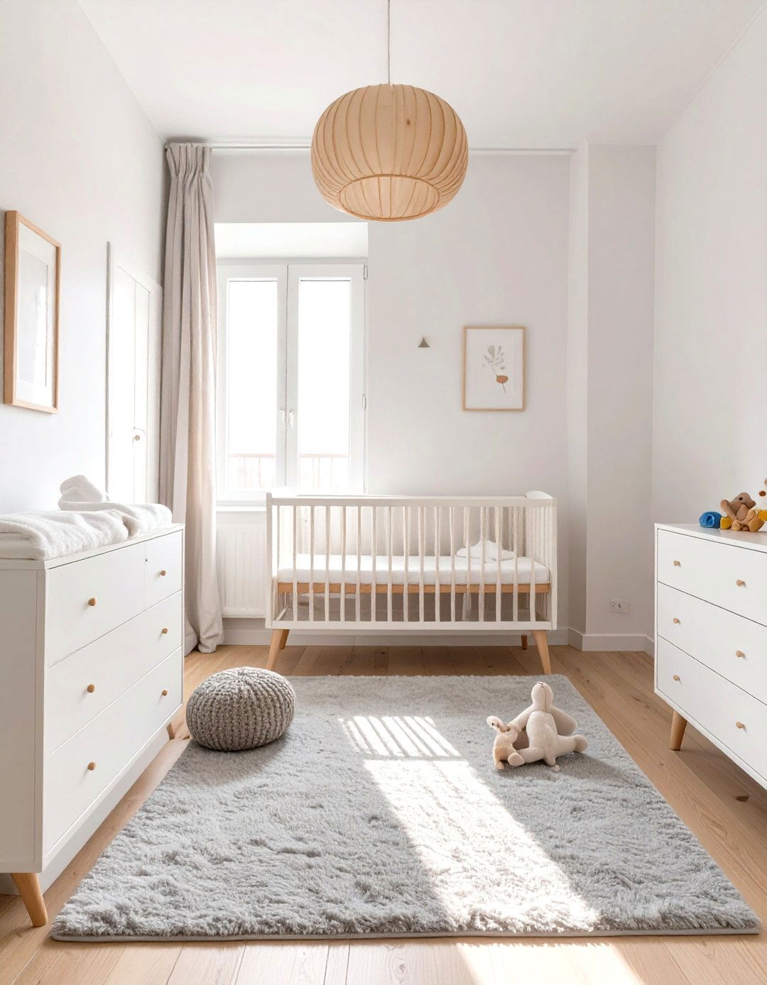 A Minimalist Scandinavian Nursery - 30 nursery theme ideas