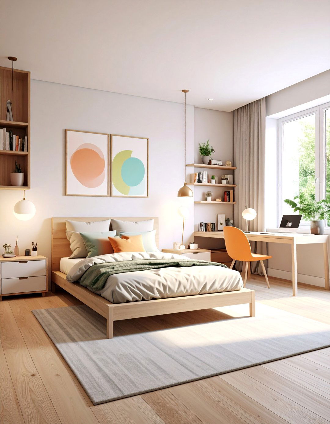 A Minimalist Study Bedroom - 30 13 year old boy bedroom ideas