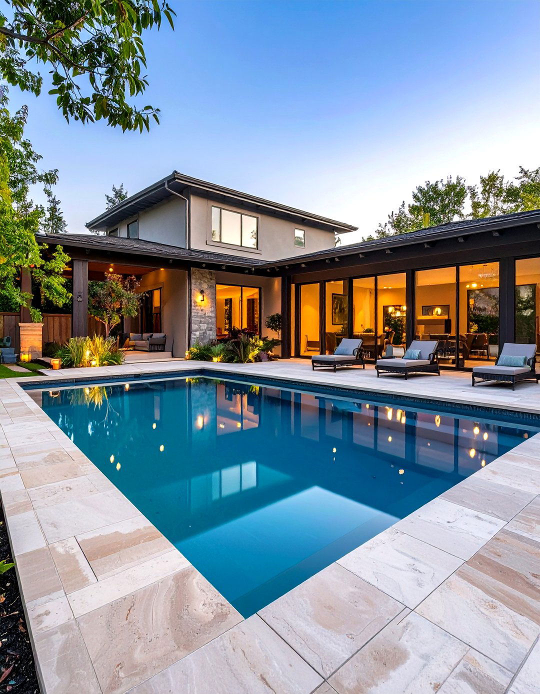 A Mirrored Edge Pool - 30 pool ideas for small backyard