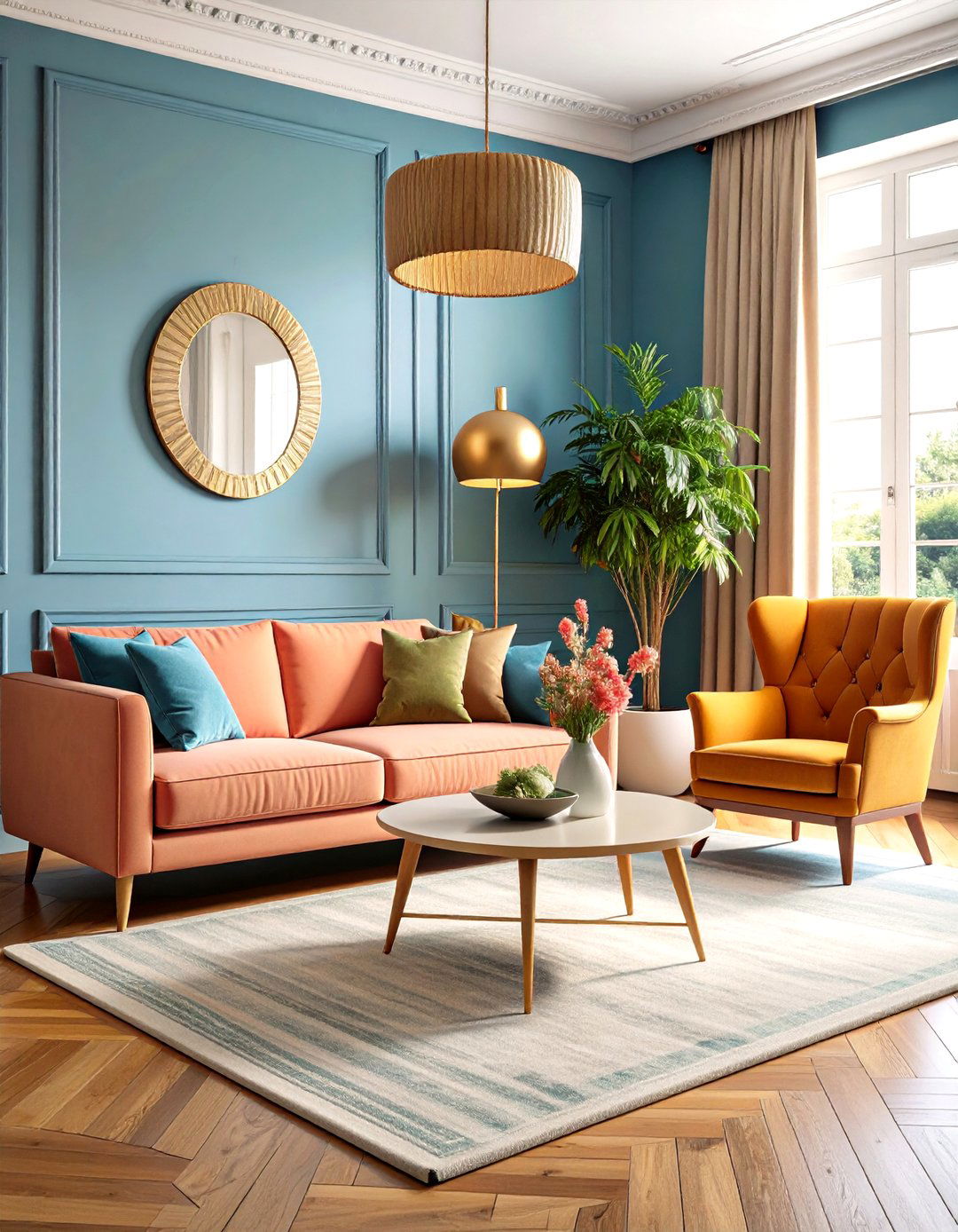 A Mix of Furniture Eras - 30 parisian interior design ideas