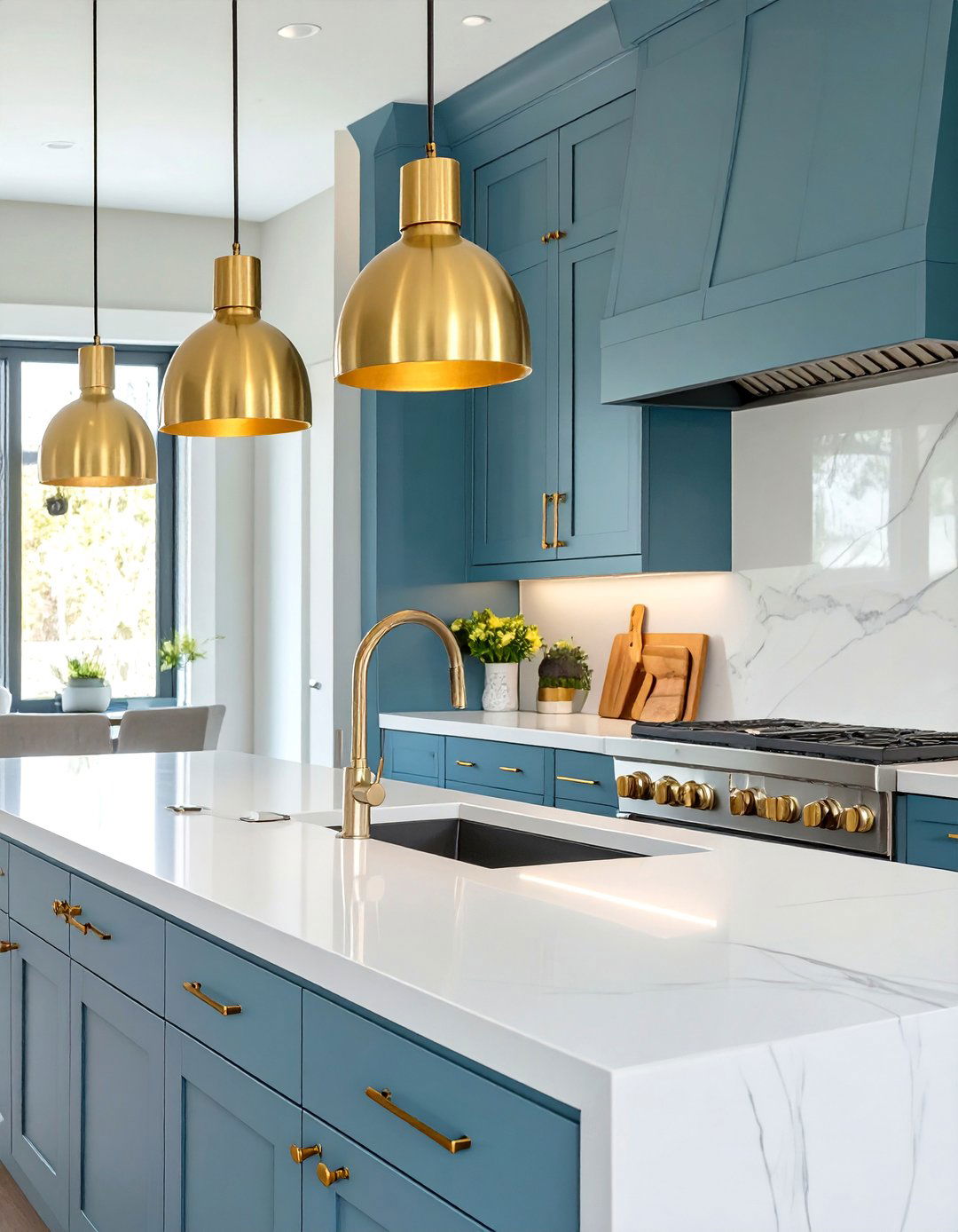 A Mix of Metal Finishes - 30 transitional interior design ideas