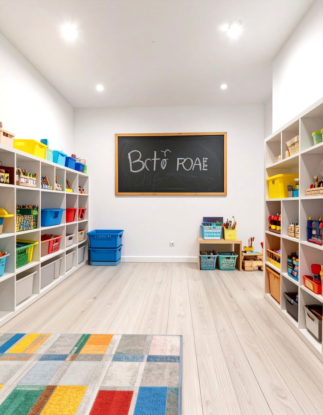 A Modern Art Studio Playroom - 30 basement playroom ideas