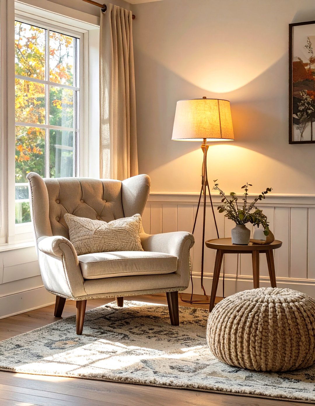 A Modern Cottage Reading Nook - 30 modern cottage interior design ideas