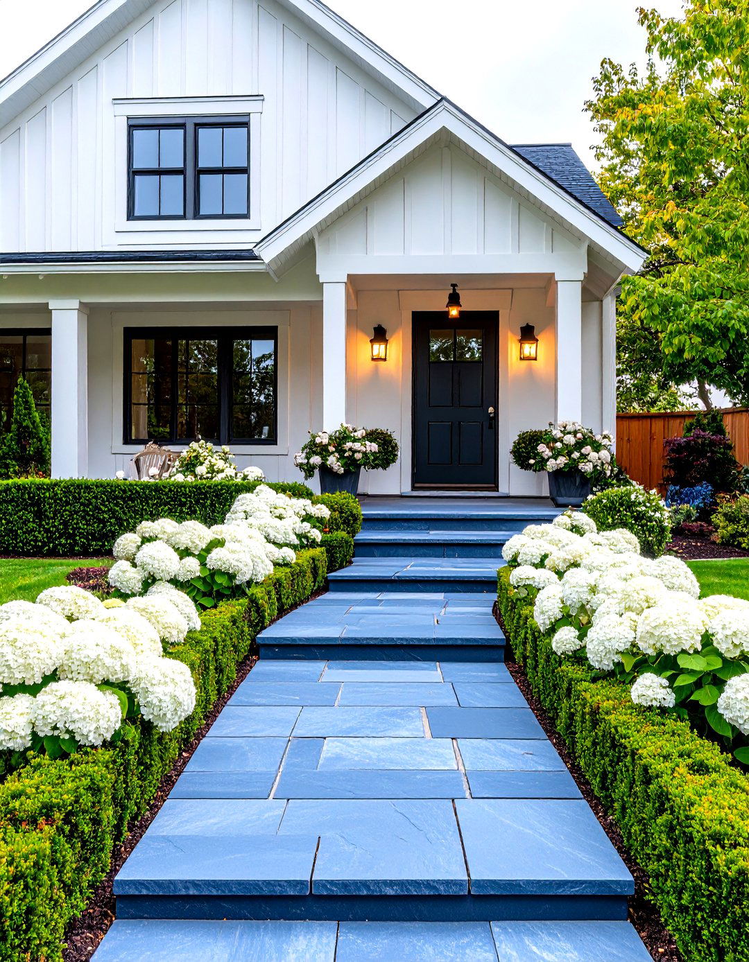 A Modern Farmhouse Front Yard Design - 30 landscaping ideas for front yard