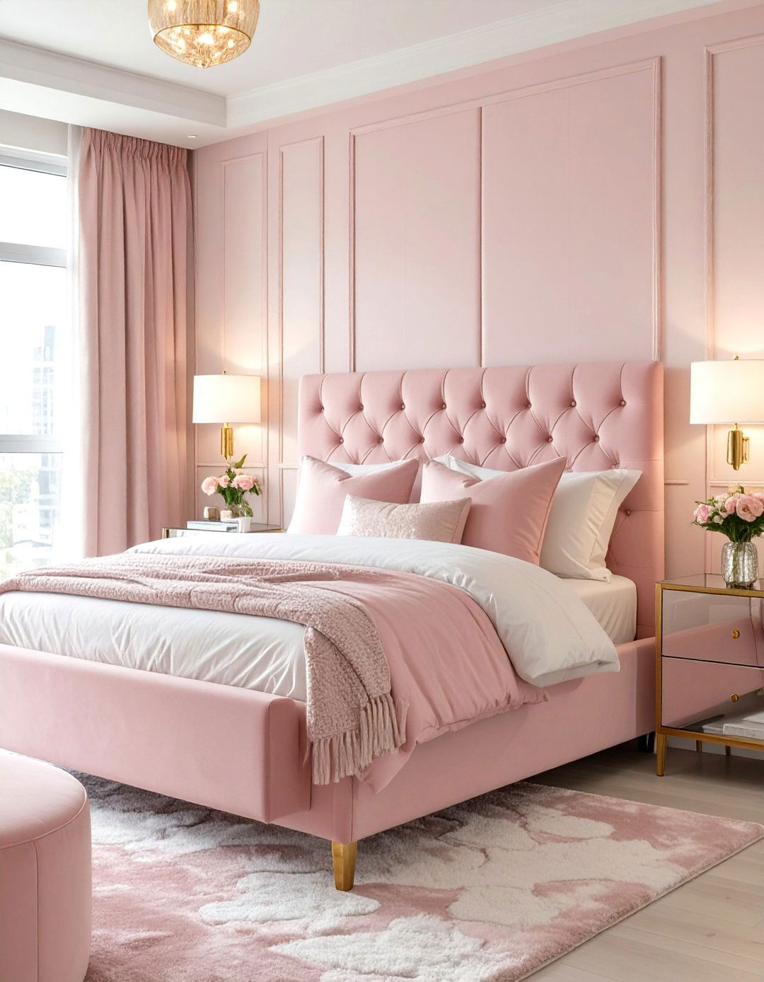 A Modern Glam Dorm Room - 30 dorm room decorating ideas
