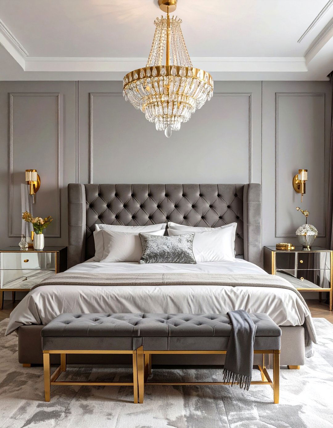 A Modern Glamour Bedroom - 30 girl bedroom ideas