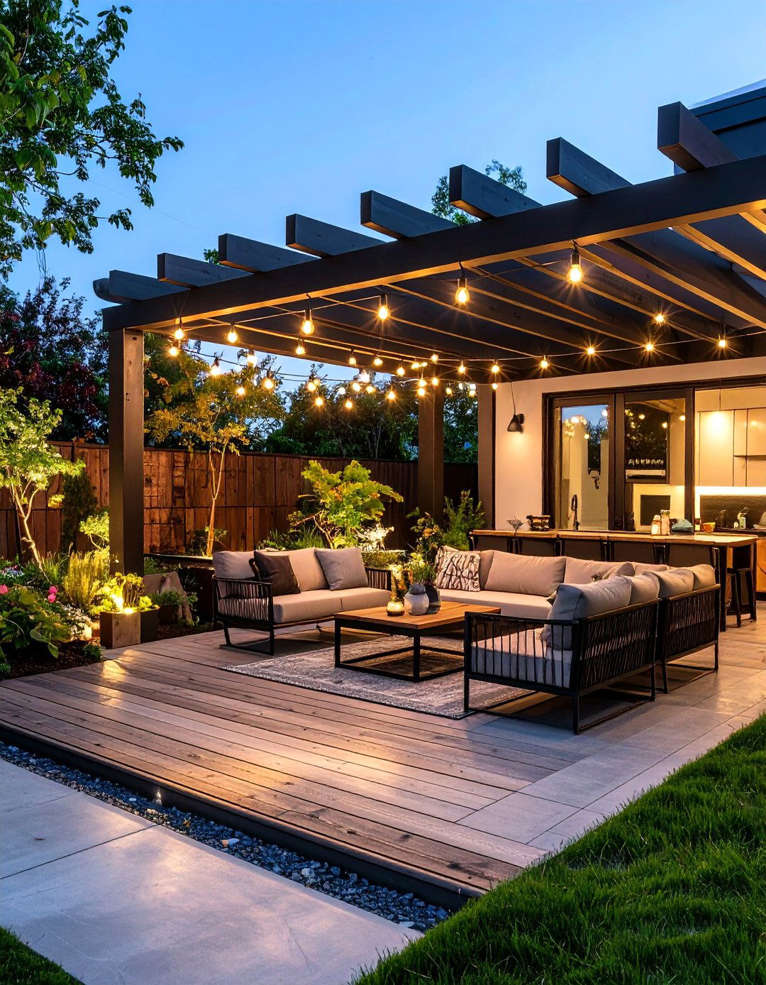 A Modern Industrial Backyard Patio - 30 backyard inspiration
