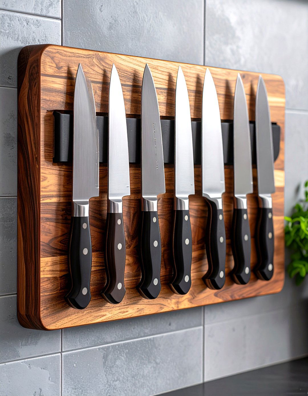 A Modern Knife Block or Magnetic Strip - 30 kitchen gift ideas