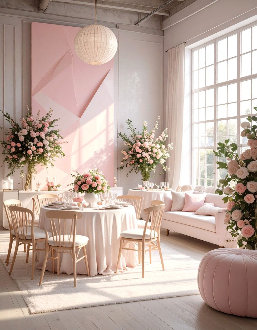 A Modern Minimalist Baby Shower - 30 baby girl baby shower ideas