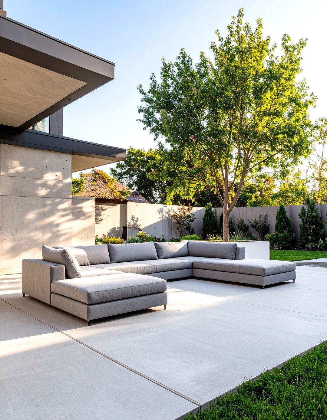 A Modern Minimalist Backyard - 30 outdoor backyard ideas