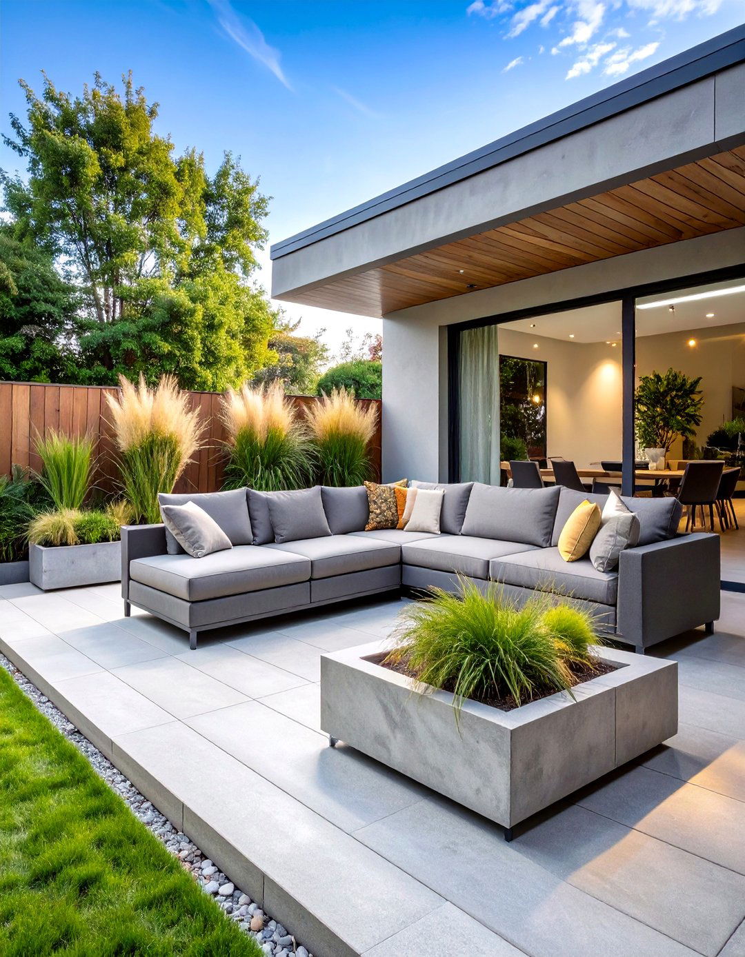 A Modern Minimalist Backyard - 30 backyard makeover ideas