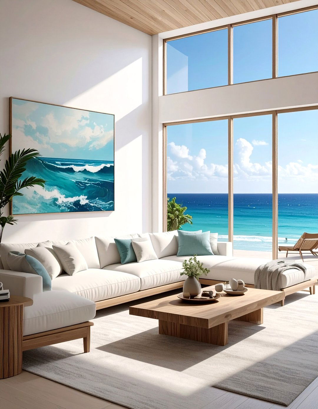 A Modern Minimalist Beach House - 30 coastal interior design ideas