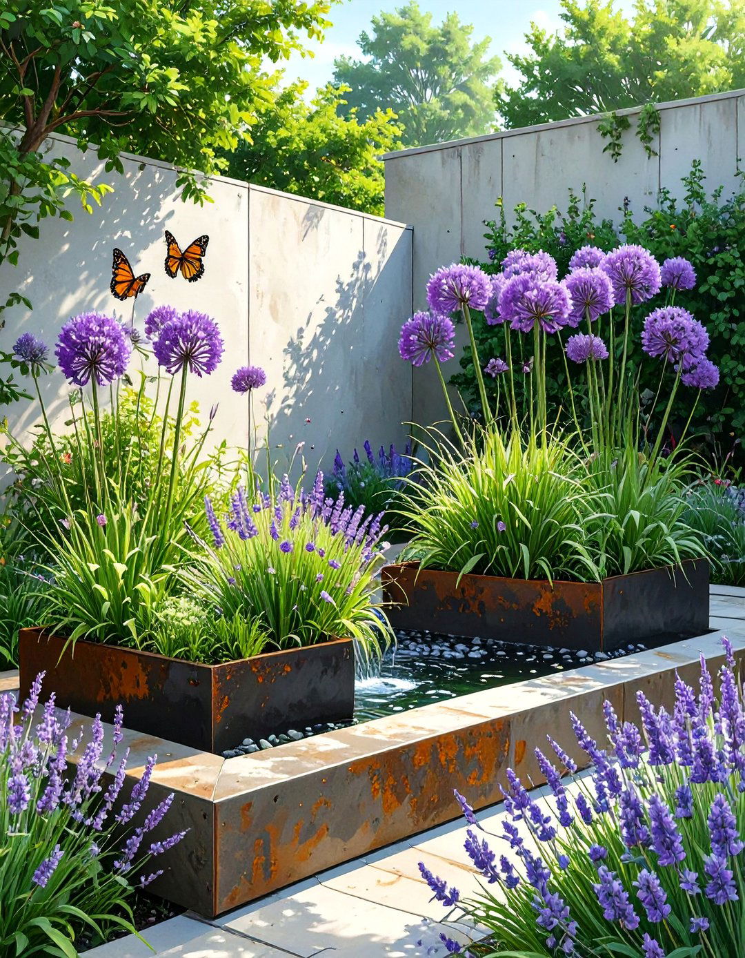 A Modern Minimalist Butterfly Haven - 30 butterfly garden ideas