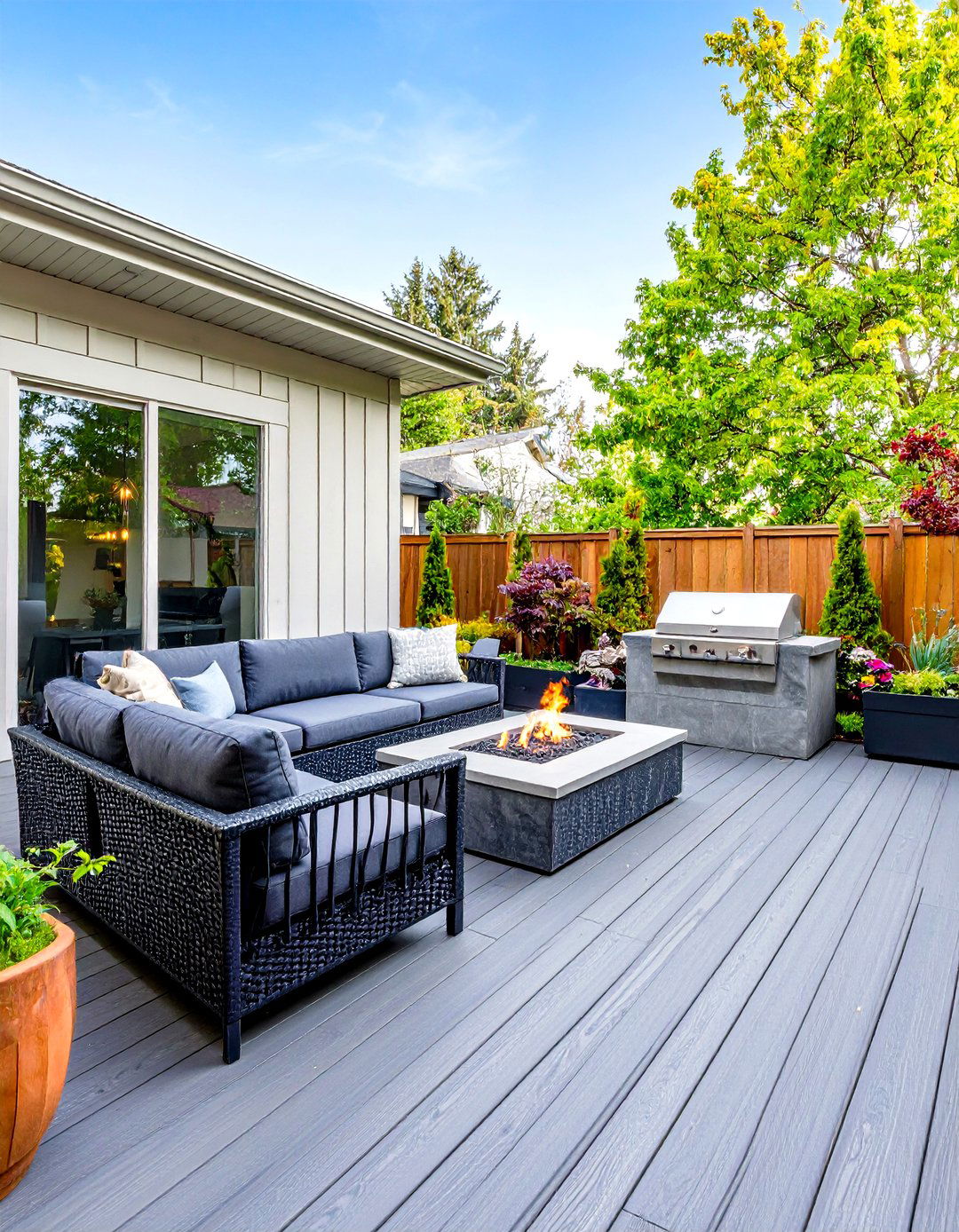 A Modern Minimalist Deck Platform - 30 design a deck ideas
