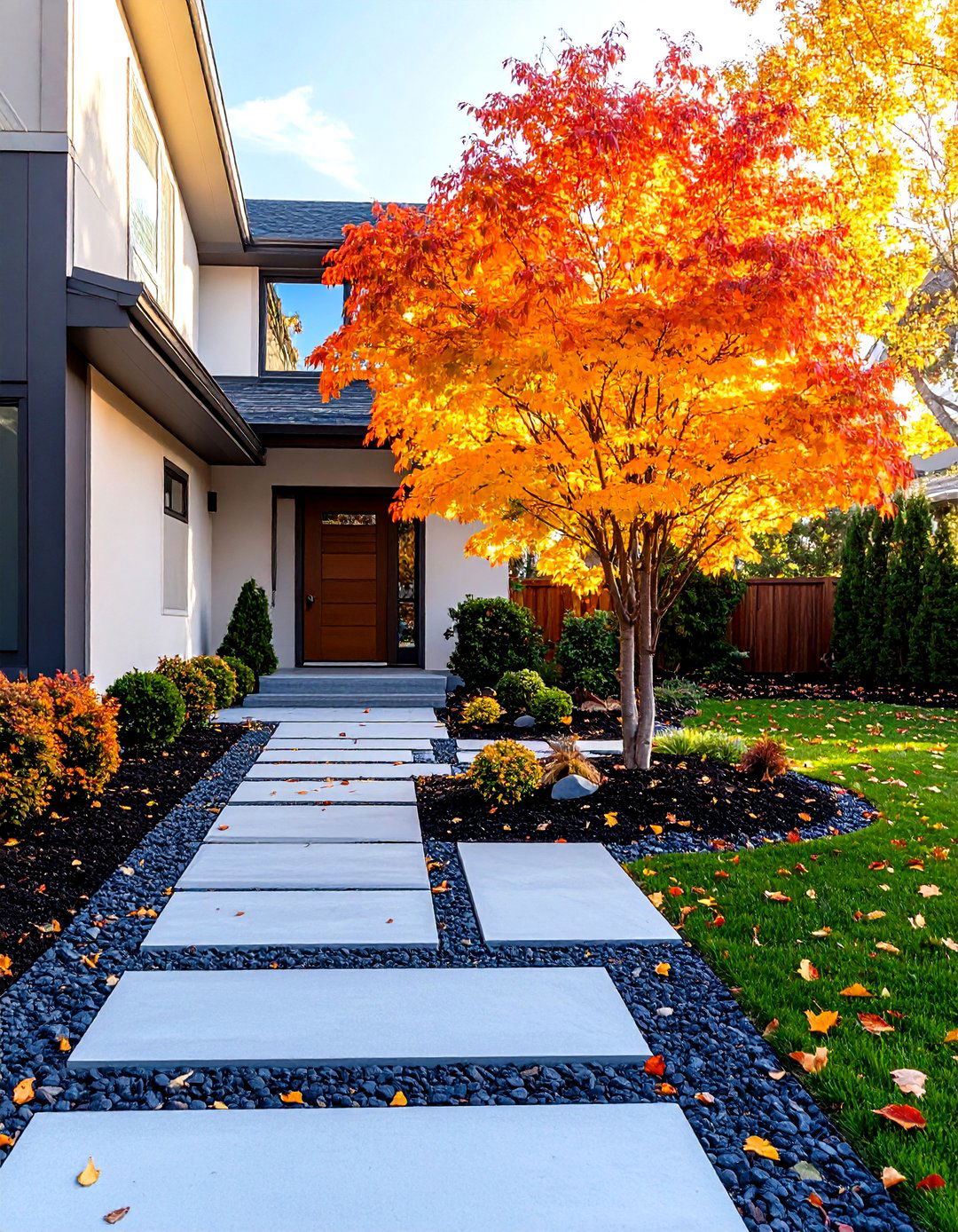 A Modern Minimalist Front Yard - 30 garden ideas for front yard