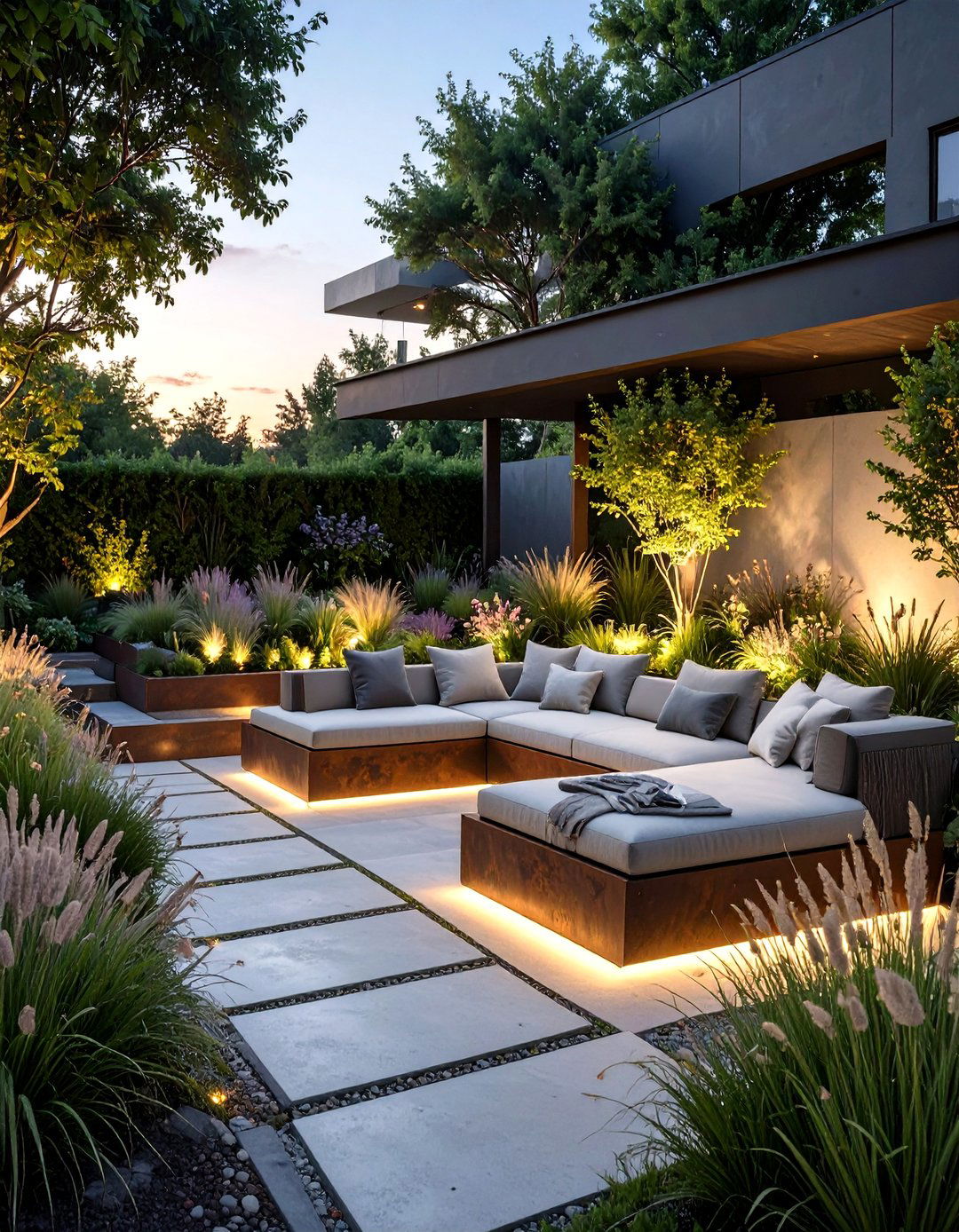 A Modern Minimalist Garden - 30 home garden ideas
