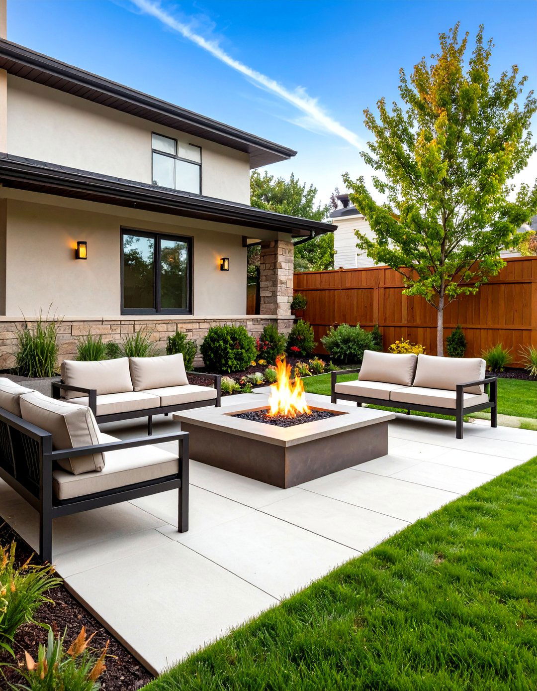 A Modern Minimalist Patio Design - 30 diy backyard ideas