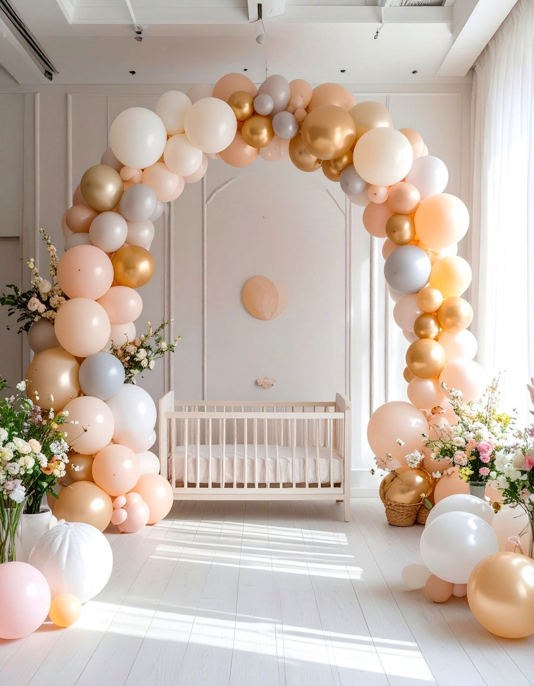 A Modern Minimalist and Chic Shower - 30 baby shower ideas for girl