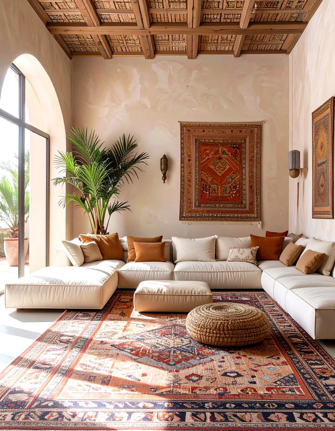 A Modern Moroccan Majlis Living Room - 30 mediterranean interior design ideas