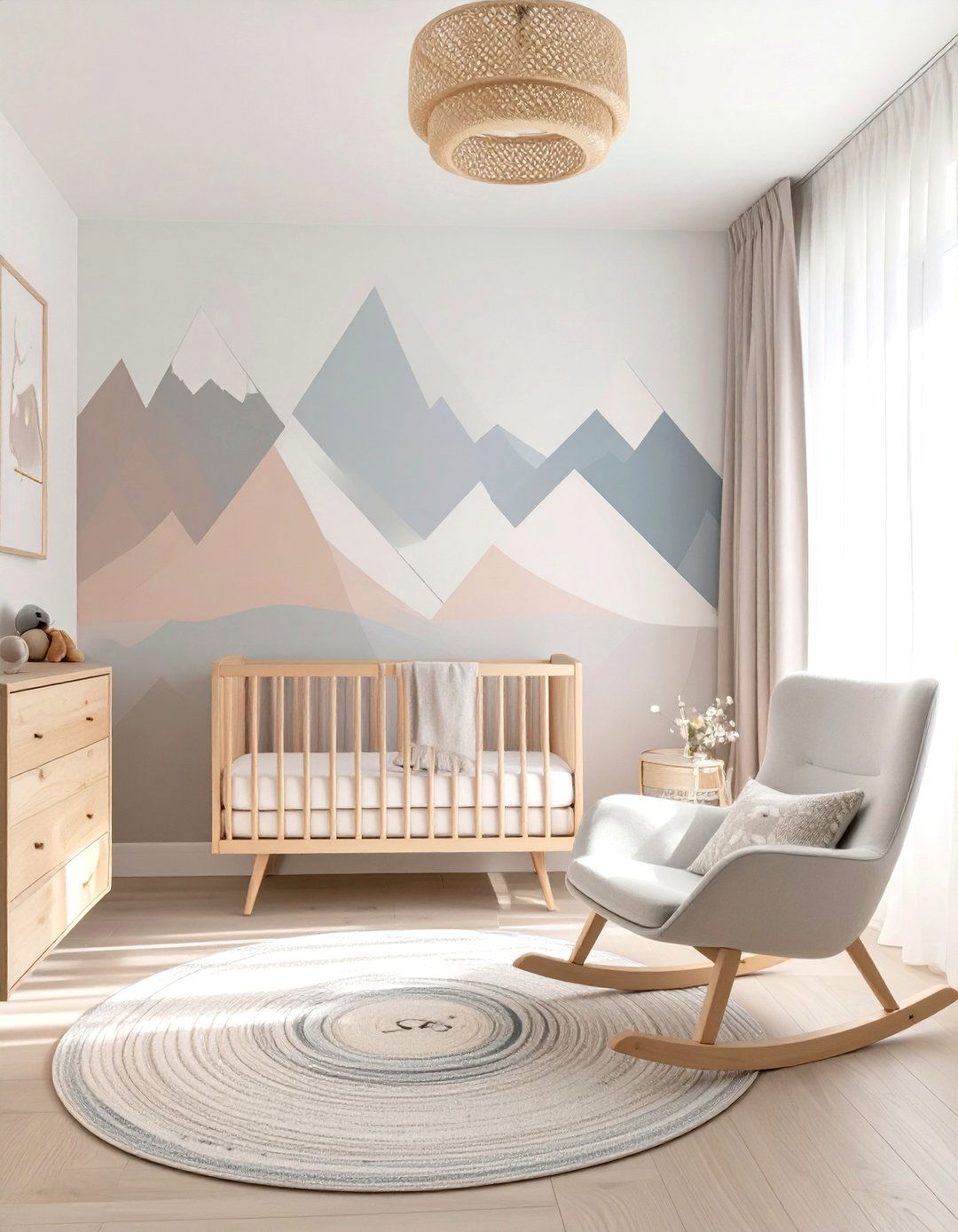 A Modern Nursery Elevation Sketch - 30 interior design sketches ideas