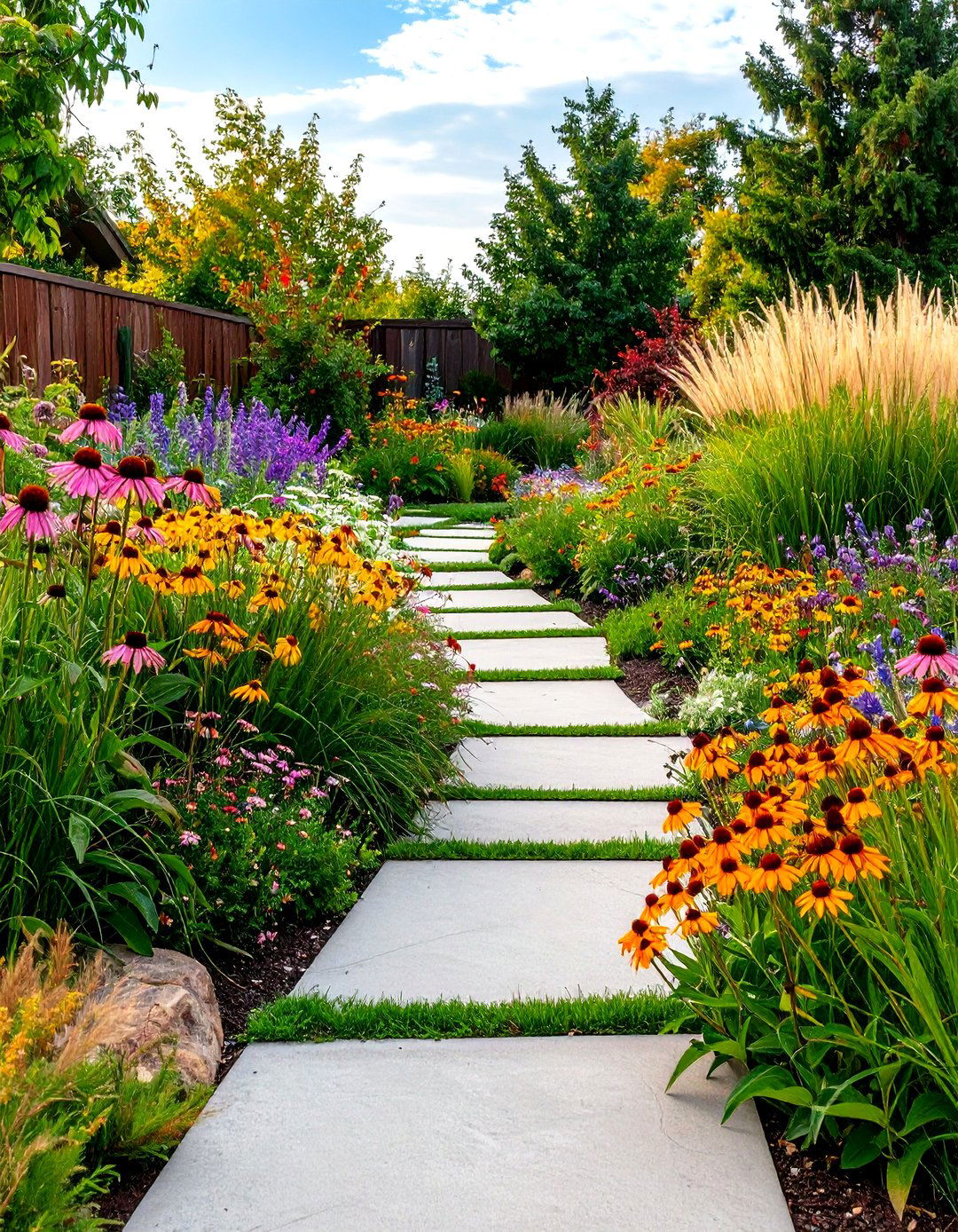 A Modern Prairie Landscape - 30 diy landscaping ideas