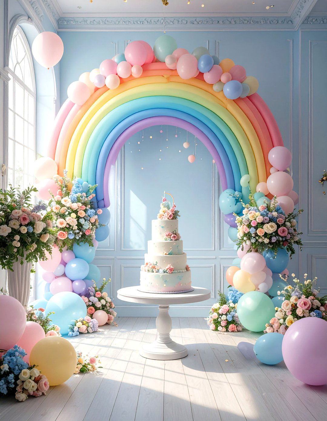 A Modern Rainbow Baby Shower - 30 unique baby shower ideas