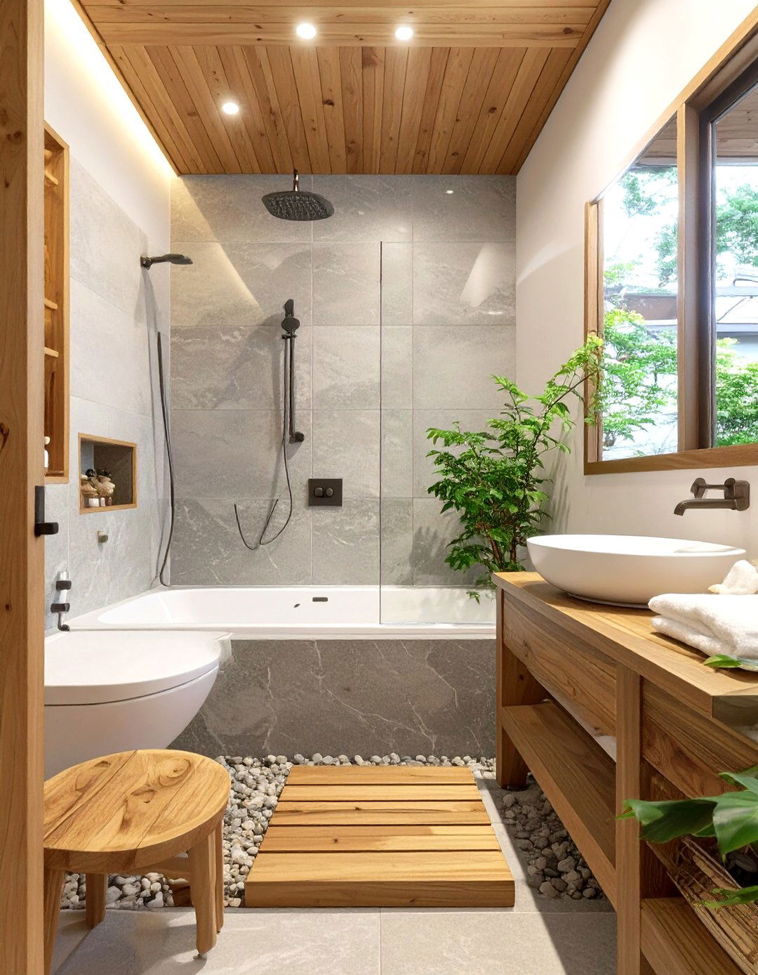 A Modern Ryokan Bathroom Style - 30 japan bathroom design ideas