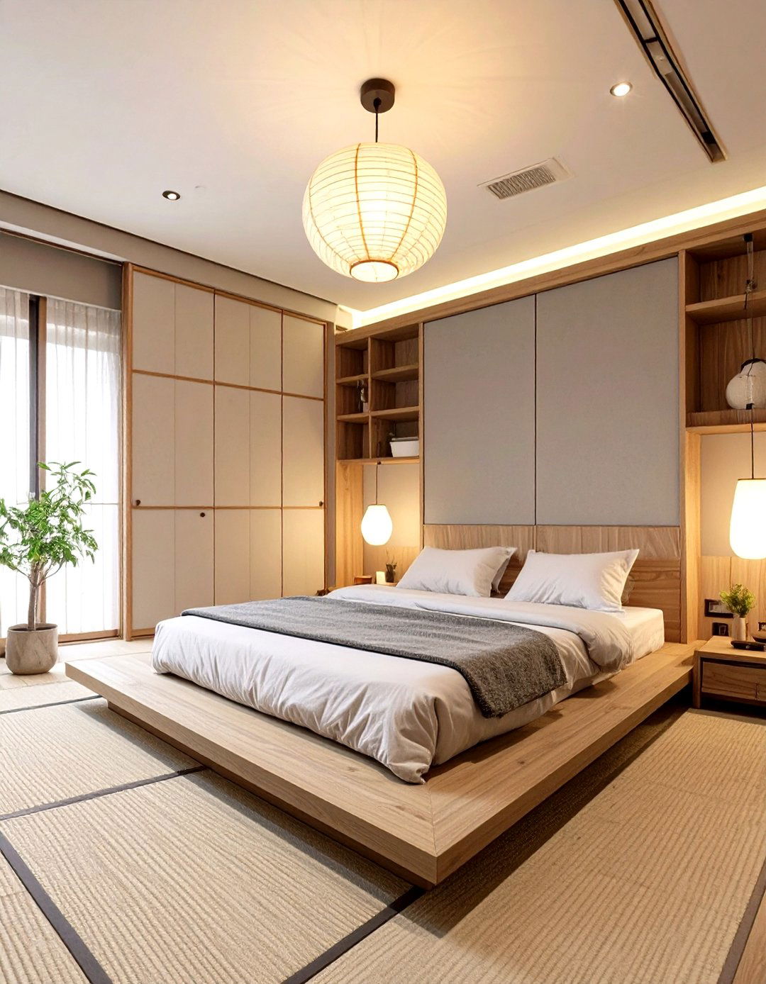 A Modern Zen Minimalist Bedroom - 30 japanese house design ideas
