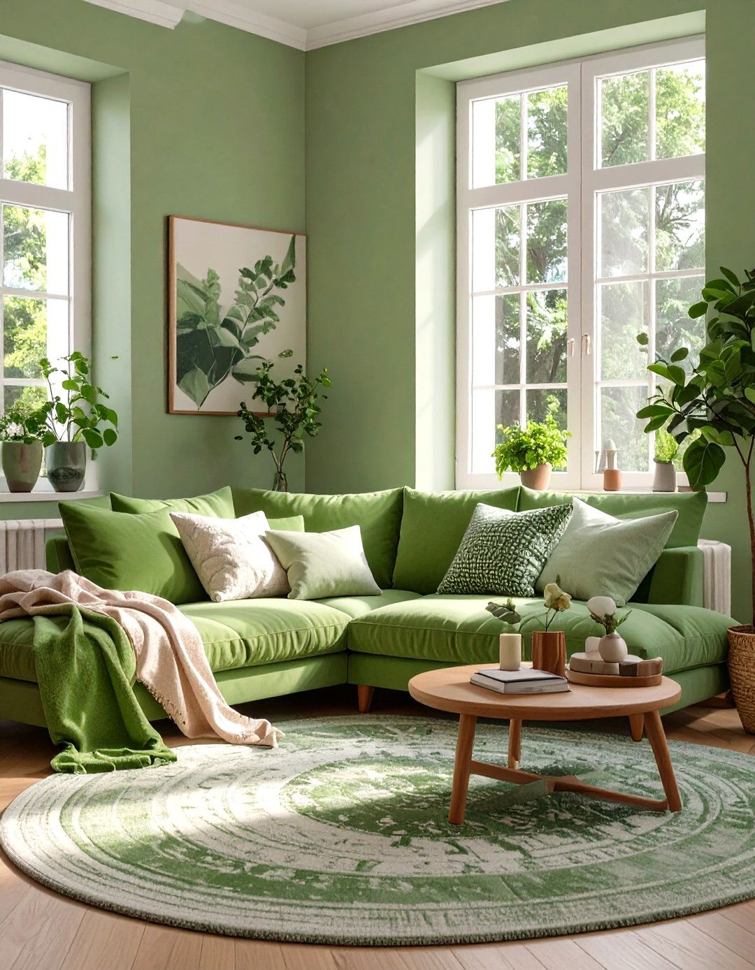 A Monochromatic Color Scheme - 30 small living room design ideas