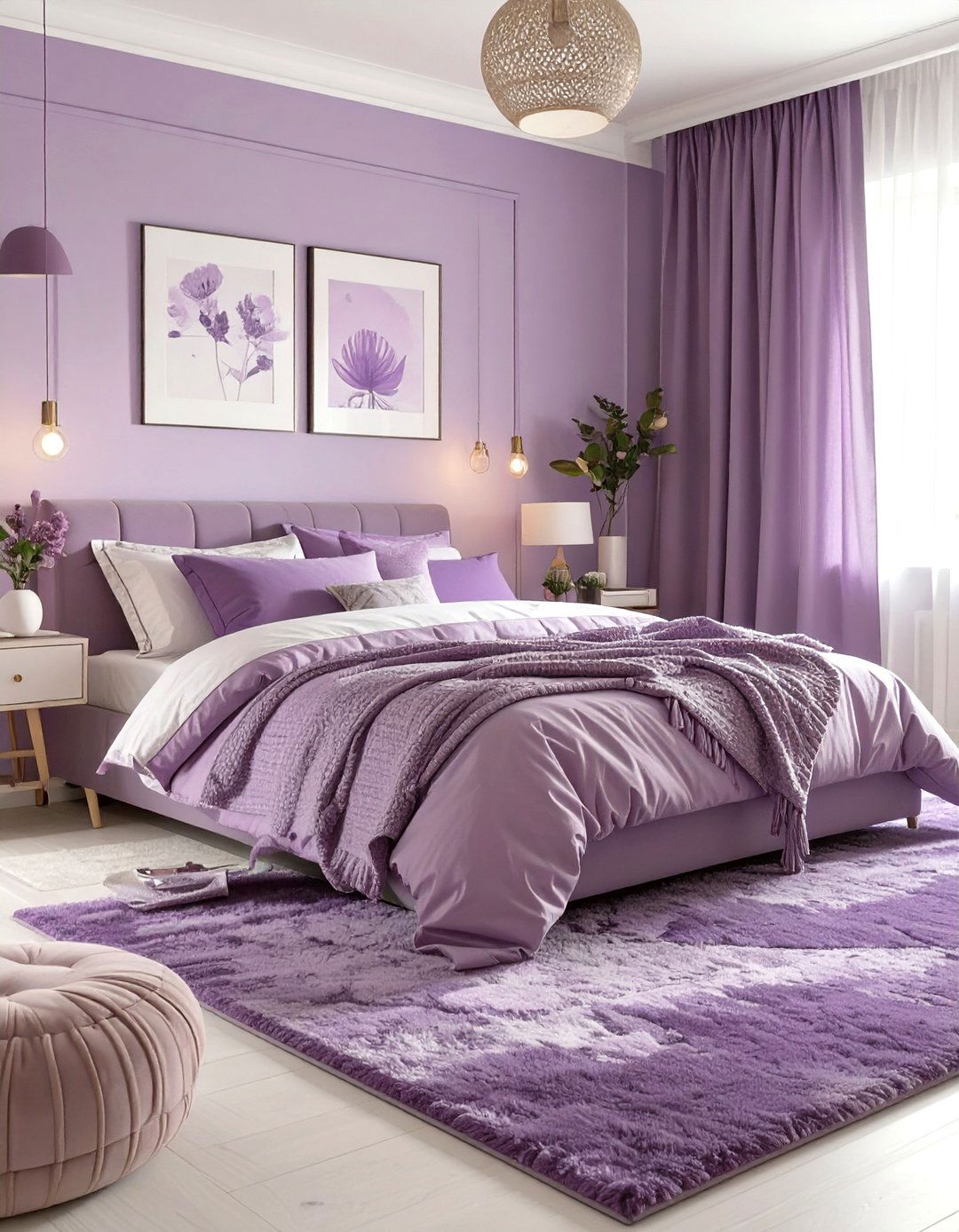 A Monochromatic Color Scheme Bedroom - 30 girl bedroom ideas for small rooms