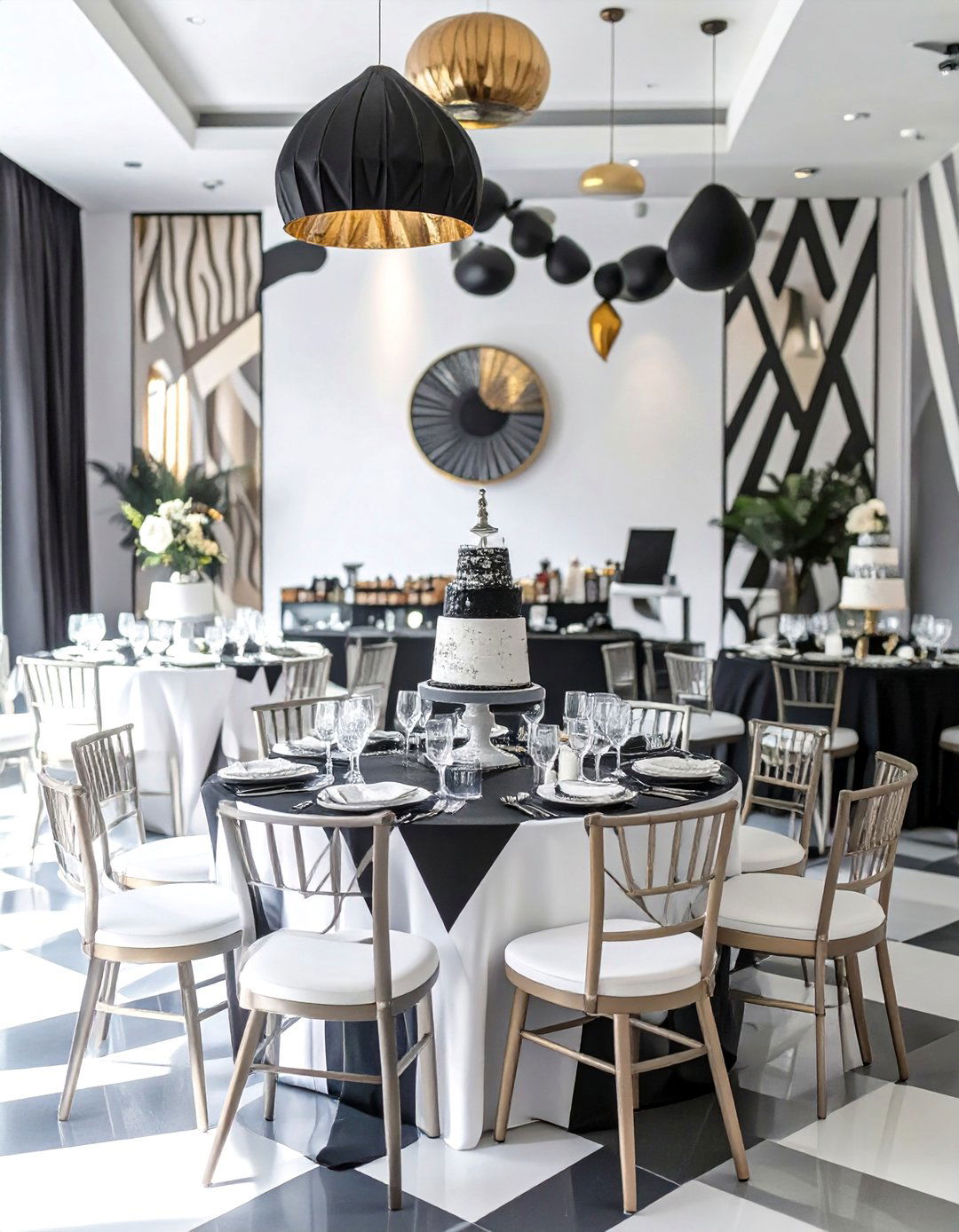 A Monochrome Baby Shower - 30 baby boy baby shower ideas