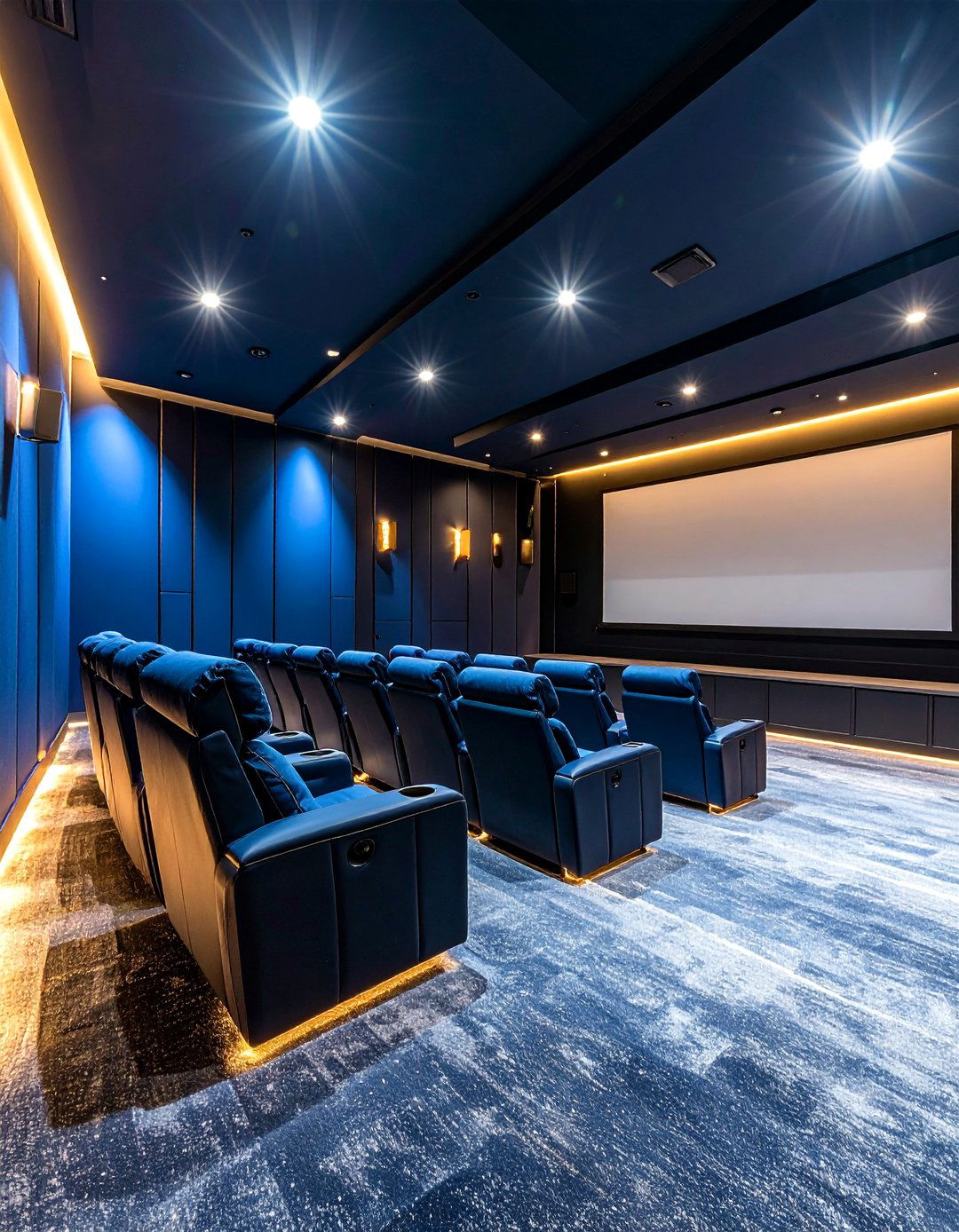 A Moody Home Theater Basement - 30 ai basement remodel ideas