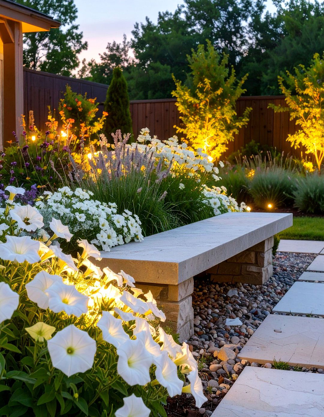 A Moon Garden Landscape Design - 30 free landscape design ideas