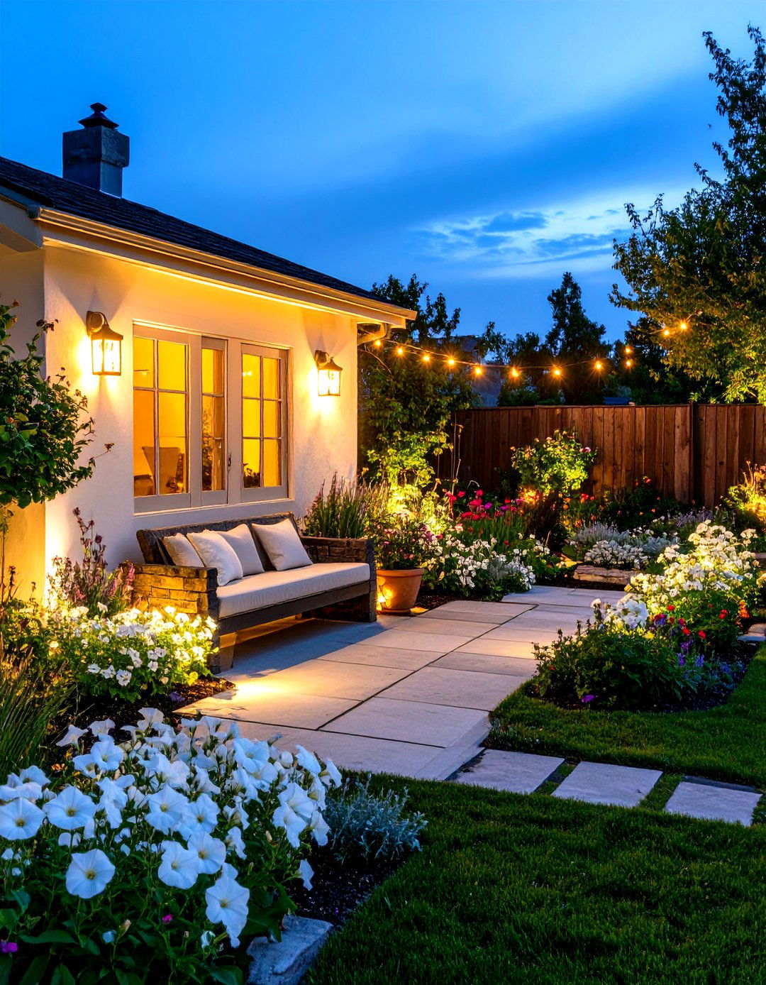 A Moon Garden for Evening Enjoyment - 30 flower garden layout ideas
