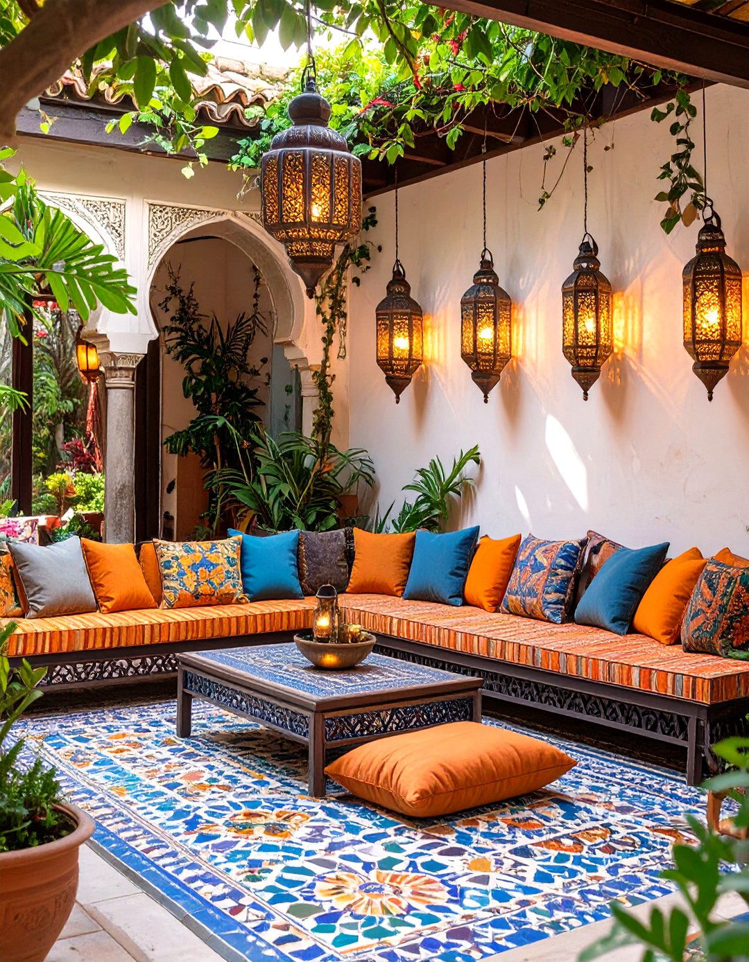 A Moroccan Inspired Backyard Oasis - 30 outdoor backyard ideas