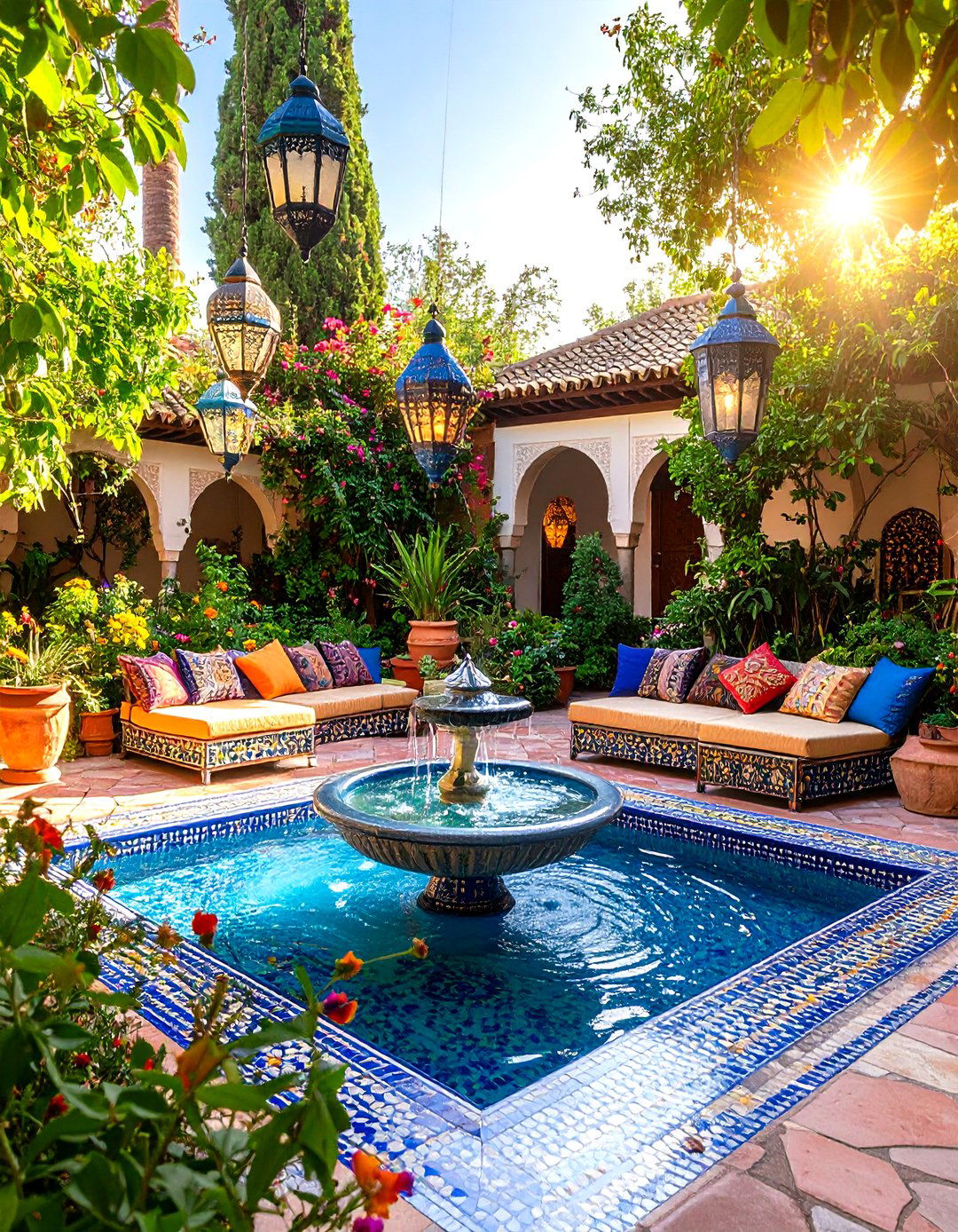 A Moroccan Inspired Riad Backyard - 30 design my backyard ideas