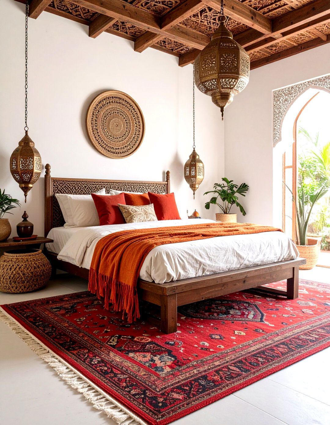 A Moroccan Inspired Riad Bedroom - 30 ai boho chic bedroom ideas