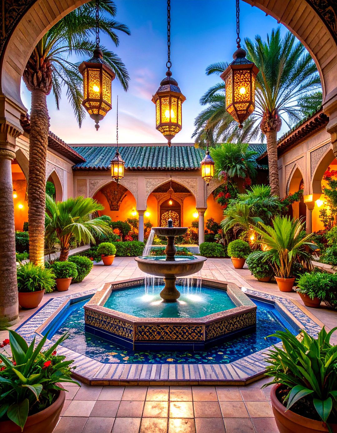 A Moroccan Inspired Riad Garden - 30 easy garden ideas