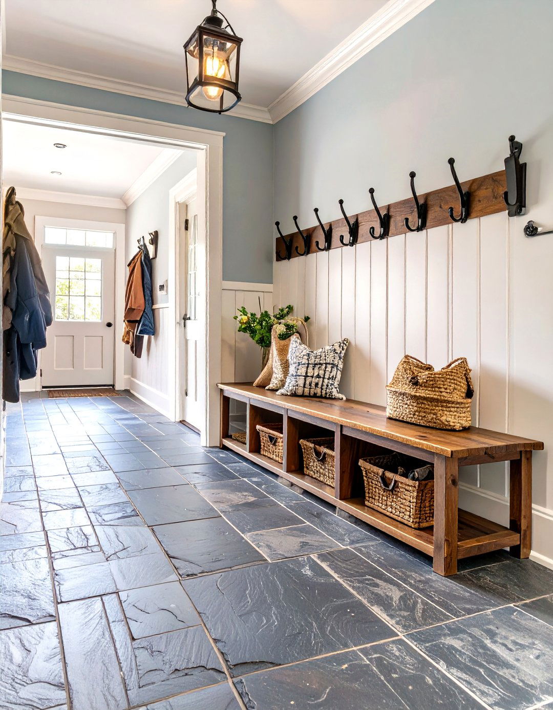 A Mudroom with Colonial Practicality - 30 american colonial interior design ideas