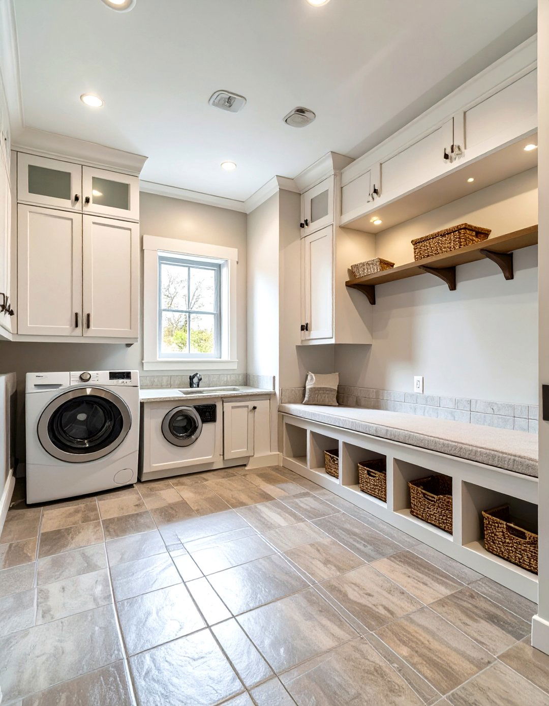 A Multi Functional Utility and Mudroom - 30 garage extension ideas