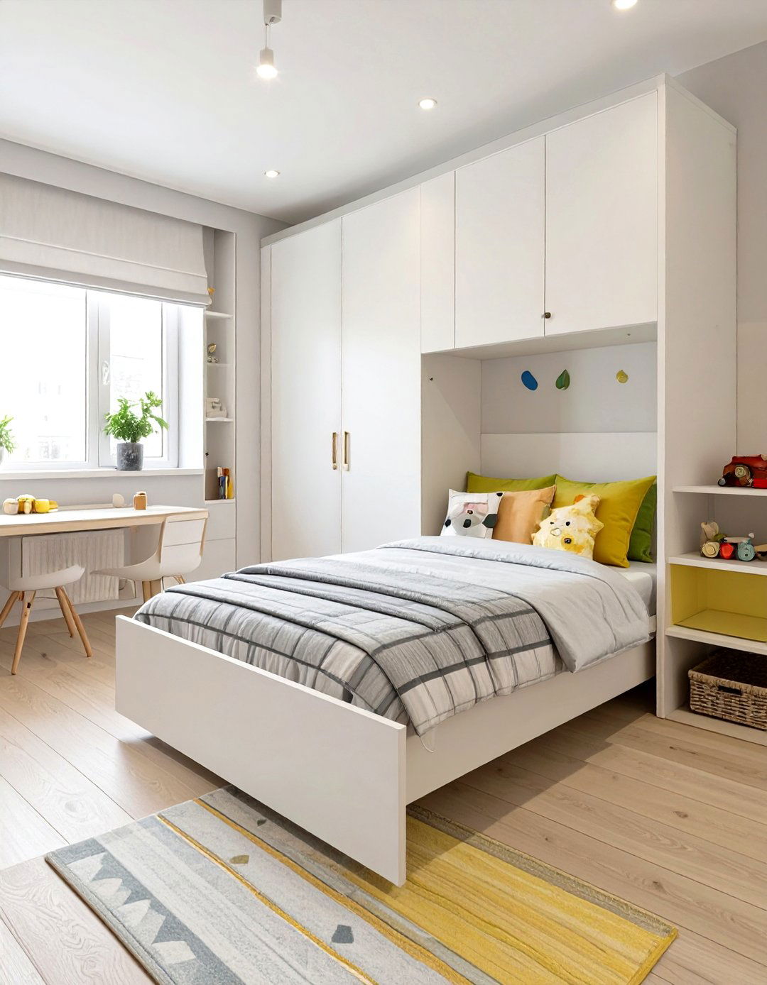 A Murphy Bed for Ultimate Space Saving - 30 small kids bedroom ideas