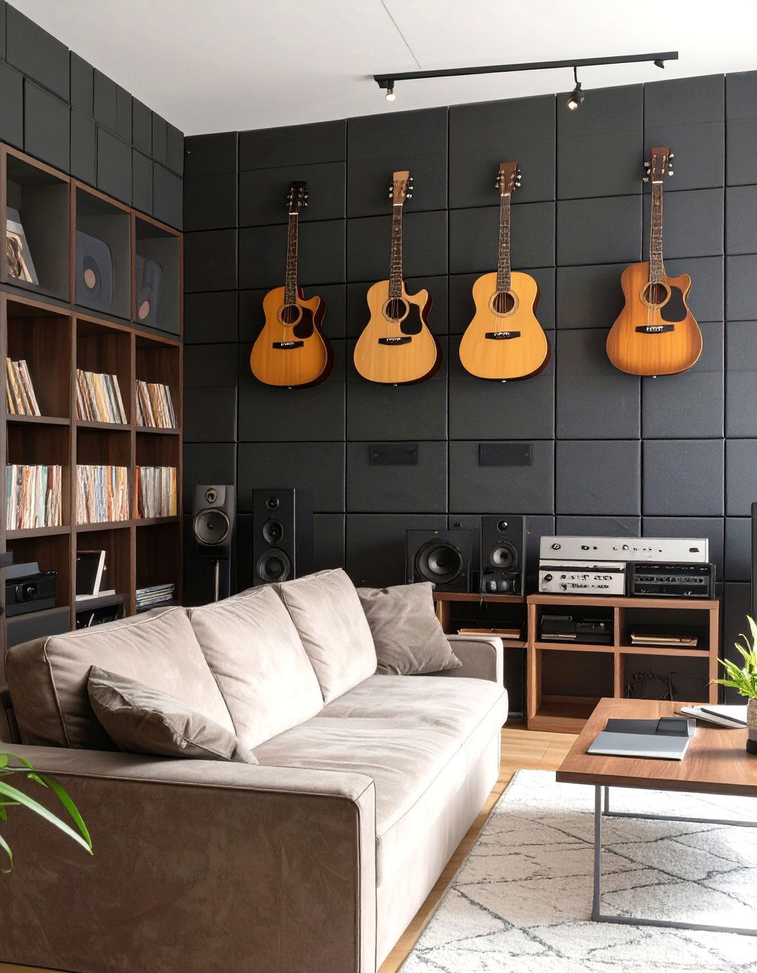 A Music Lovers Den - 30 den decorating ideas