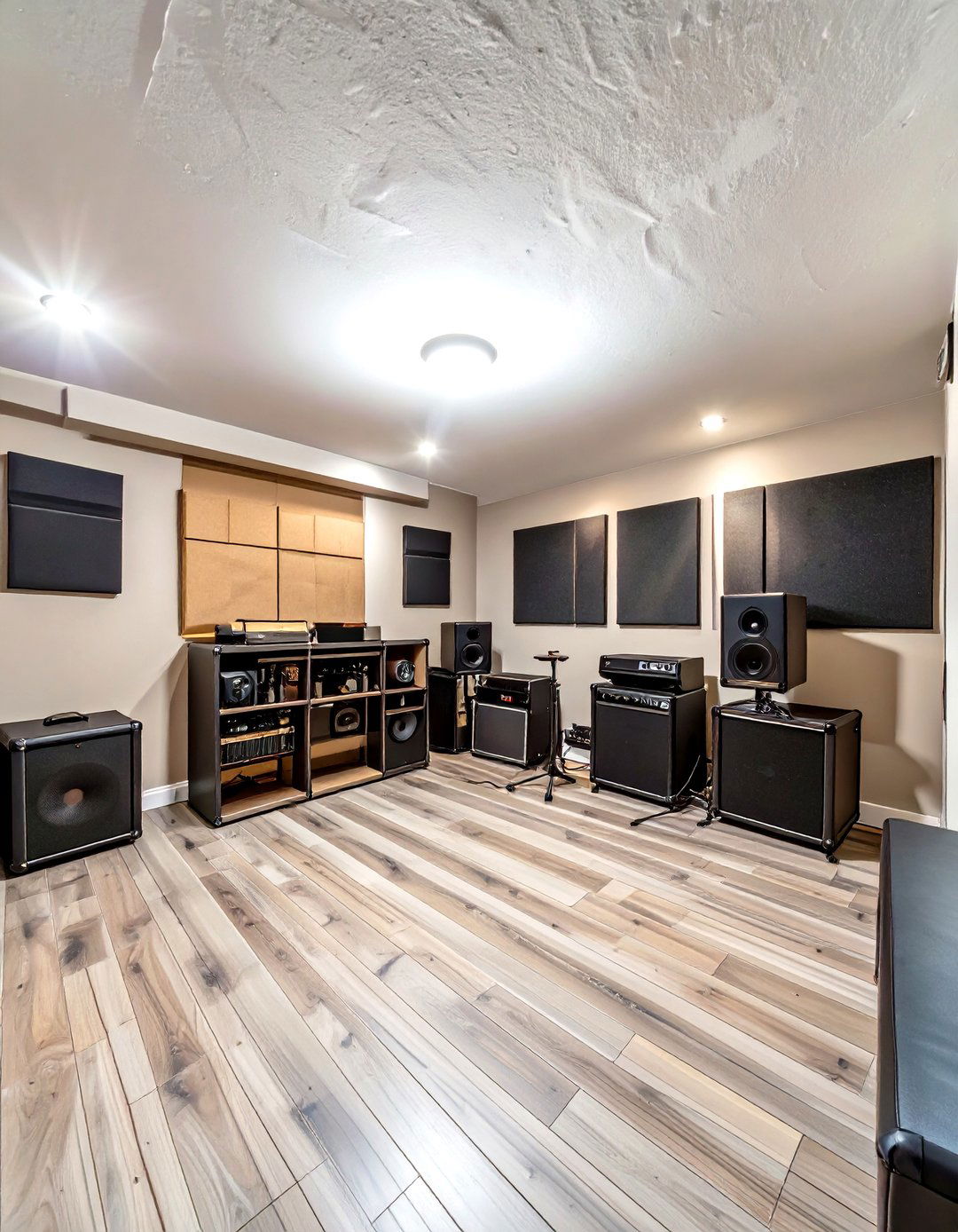 A Music Practice and Jam Room - 30 basement finishing ideas