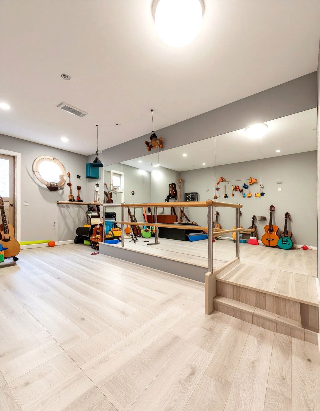 A Music and Movement Playroom - 30 basement playroom ideas